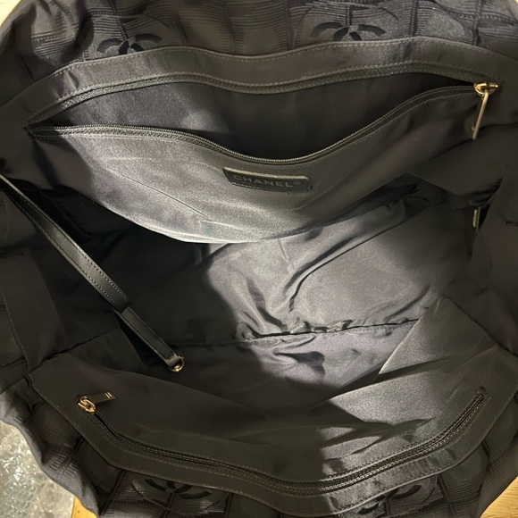 Chanel Black New Travel Line Nylon Tote - Picture 10 of 13
